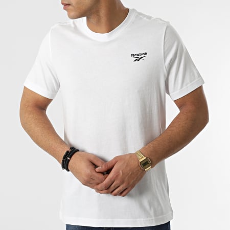 Reebok - Tee Shirt Left Chest Logo HG4443 Blanc