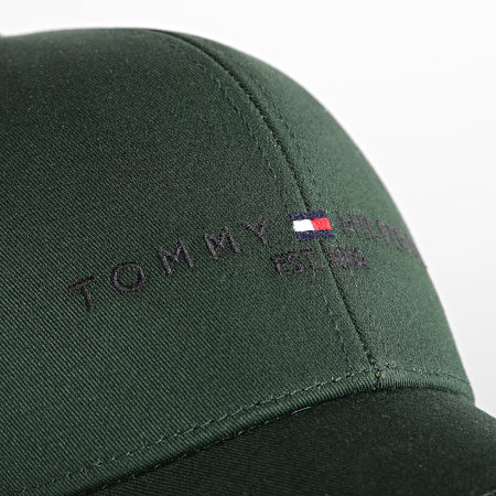 Tommy Hilfiger - Casquette Established Cap 8277 Vert Anglais