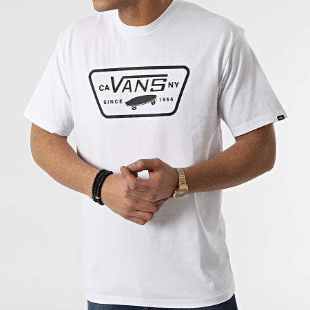 Vans - Camiseta con parche completo QN8YB2 Blanco