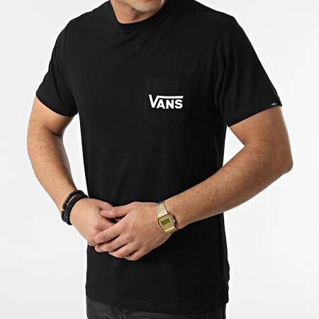 Vans - Pocket Camiseta Off The Wall Classic A2YQ Negro