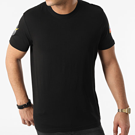 Alpha Industries - Tee Shirt NASA 176506 Noir