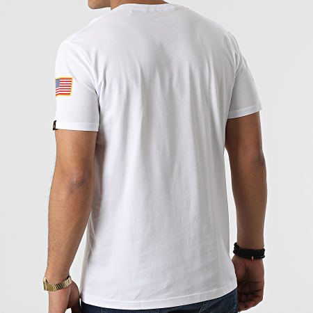Alpha Industries - Tee Shirt NASA 176506 Blanc