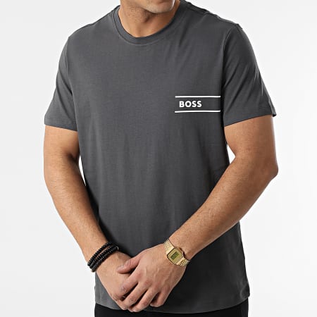 BOSS - Tee Shirt 50469154 Gris Anthracite