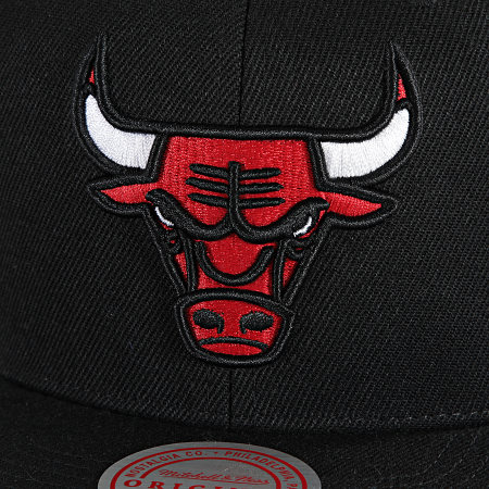 Mitchell And Ness - Casquette Snapback English Dropback Chicago Bulls Noir
