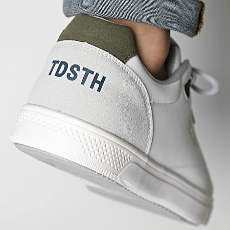 Teddy Smith - Sneakers 71412 Bianco Verde Khaki