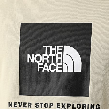 The North Face - Tee Shirt Raglan Red Box A3BQO Beige