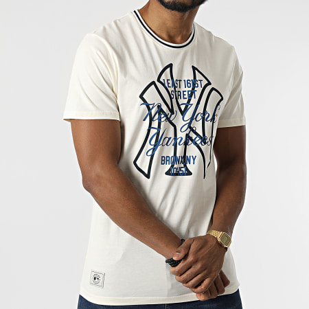 New Era - Camiseta Heritage New York Yankees 12893156 Beige