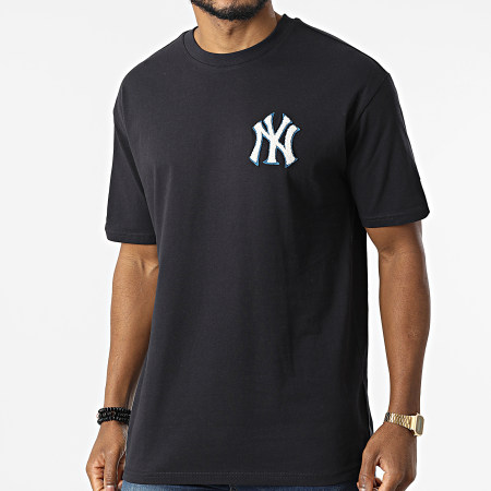New Era - Heritage Patch Oversized New York Yankees Camiseta 12893152 Negro