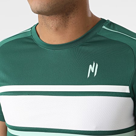 NI by Ninho - Tee Shirt 017 Vert Blanc