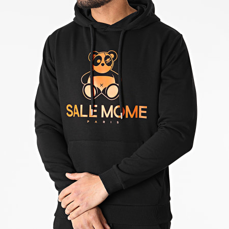 Sale Môme Paris - Tuta da ginnastica Panda nero arancione