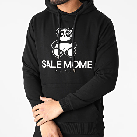 Sale Mome - Ensemble De Survetement Panda Noir Blanc