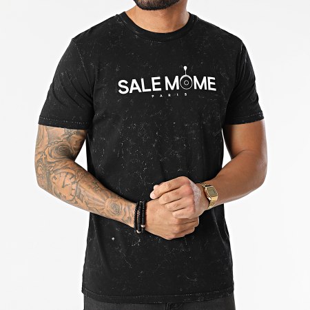 Sale Mome - Tee Shirt Yoyo Tie Dye Noir