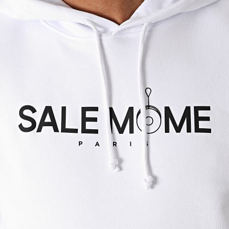 Sale Mome - Sweat Capuche Yoyo Blanc Noir