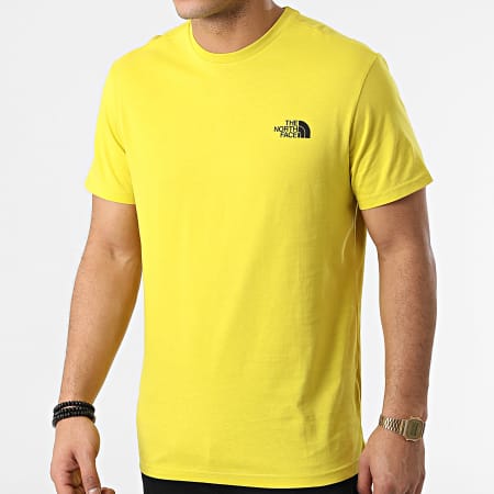 The North Face - Camiseta Single Dome A2TX5 Amarillo