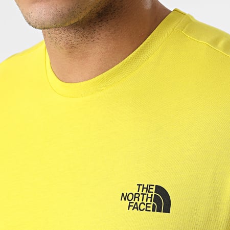 The North Face - Maglietta a cupola semplice A2TX5 giallo