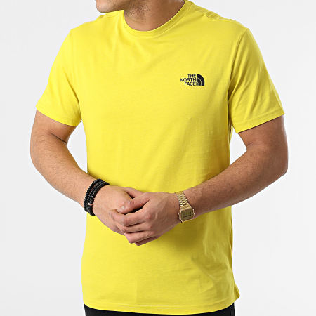 The North Face - Camiseta Single Dome A2TX5 Amarillo