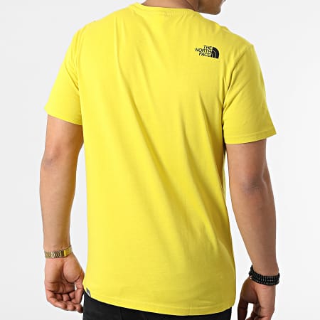 The North Face - Maglietta a cupola semplice A2TX5 giallo
