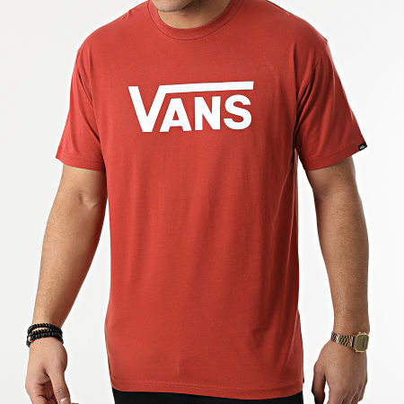 Vans - Camiseta Clásica GGGSQ6 Rojo Ladrillo