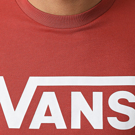 Vans - Camiseta Clásica GGGSQ6 Rojo Ladrillo