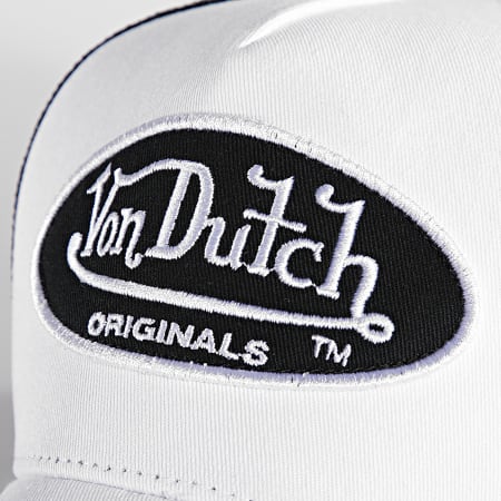 Von Dutch - Casquette Trucker Blanc Noir