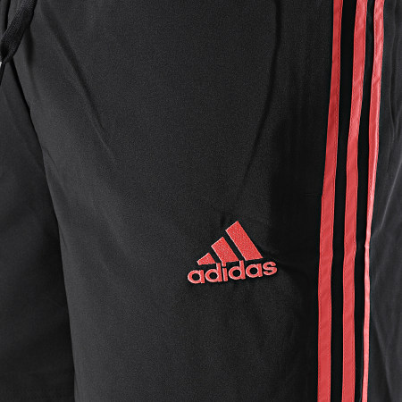 Adidas Sportswear - Pantaloncini da jogging 3 Stripes HE4431 Nero