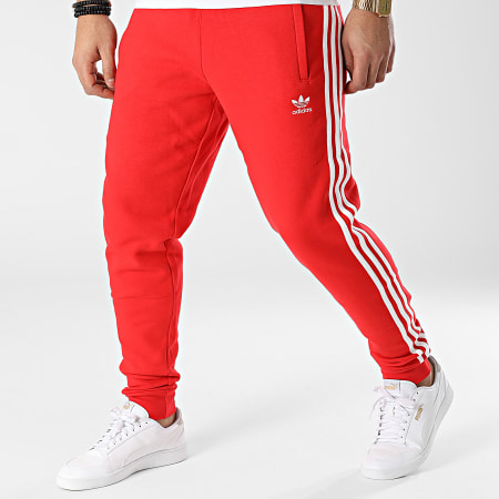 reacción Entender mal Barriga Adidas Originals - Pantalon Jogging A Bandes 3 Stripes HF2100 Rouge -  LaBoutiqueOfficielle.com
