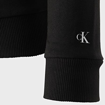 Calvin Klein - Sweat Capuche Enfant Institutional Cutoff 1160 Noir