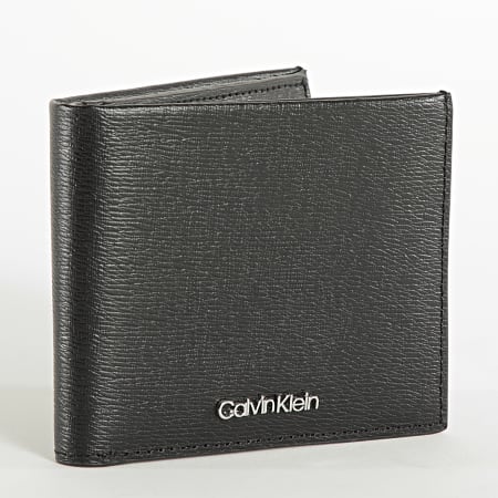 Calvin Klein - Cartera plegable Minimalism 8719 Negro