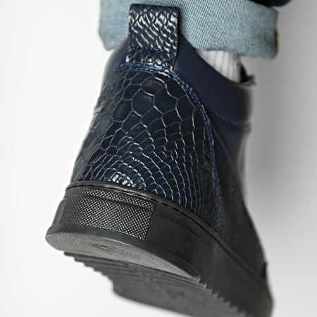 Classic Series - SHRT 101B Croco Sneakers blu navy