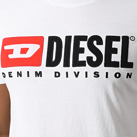 Diesel - Tee Shirt A03766-0AAXJ Blanc