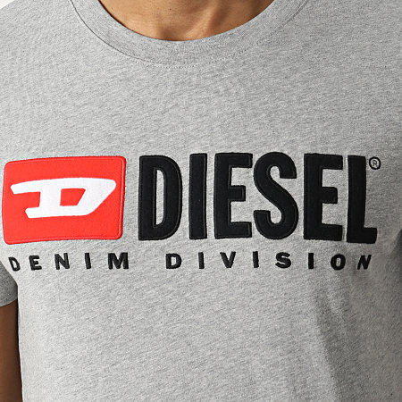 Diesel - Tee Shirt A03766-0AAXJ Gris Chiné