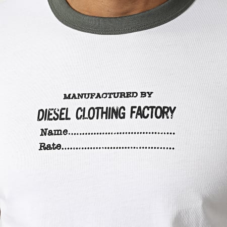 Diesel - Tee Shirt A03812-0HAYU Blanc