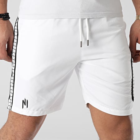 NI by Ninho - Short Jogging 037 Blanc