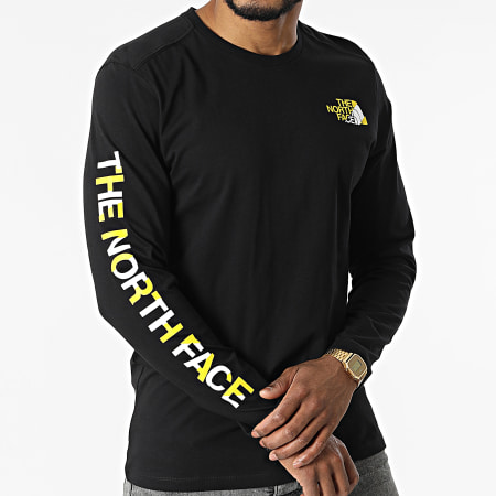 The North Face - Tee Shirt Manches Longues Coordinates A5IG9 Noir