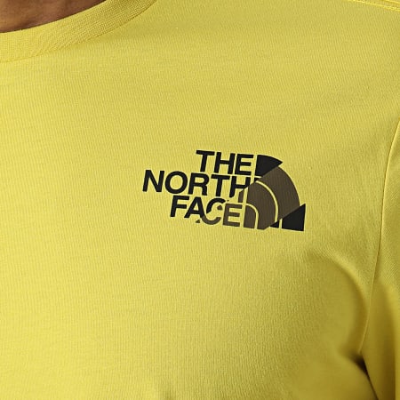 The North Face - Tee Shirt Manches Longues Coordinates A5IG9 Jaune