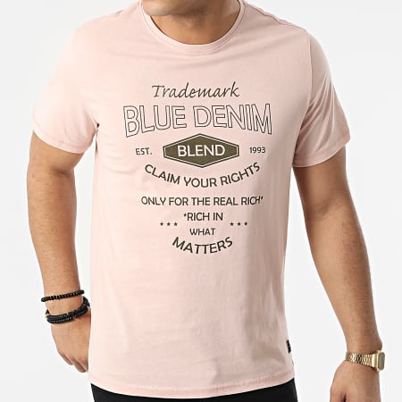 Blend - Tee Shirt 20713234 Rose