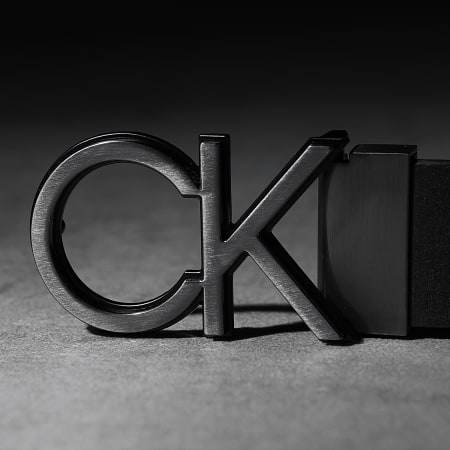 Calvin Klein - Ceinture Ajustable Cuir Outlined 8269 Noir