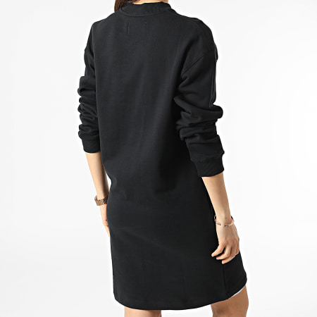 Calvin Klein - Robe Sweat Crewneck Femme Shrunken Institutional 7696 Noir