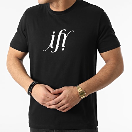 Ify - Camiseta blanca negra con error tipográfico