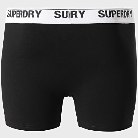 Superdry - Bóxer Clásico Negro