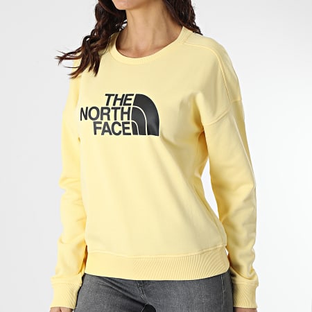 The North Face - Felpa a girocollo Drew Peak Donna Giallo