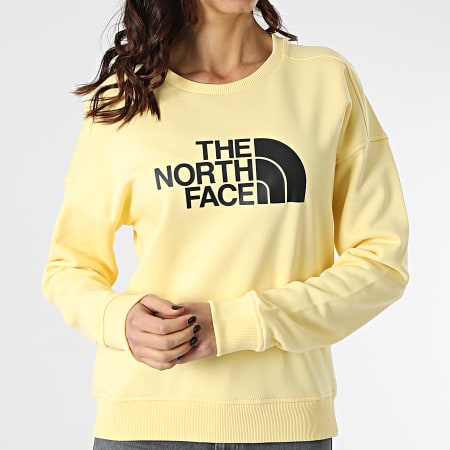 The North Face - Felpa a girocollo Drew Peak Donna Giallo