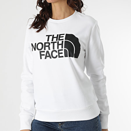 The North Face - Sweat Crewneck Femme Standard Blanc