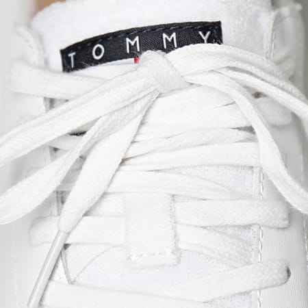Tommy Jeans - Baskets Leather Low Cut Vulcan 0885 White
