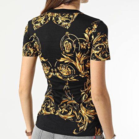 Versace Jeans Couture - Tee Shirt Femme Garland Noir Renaissance