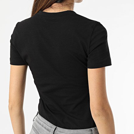 Versace Jeans Couture - Tee Shirt Femme Rubber Noir