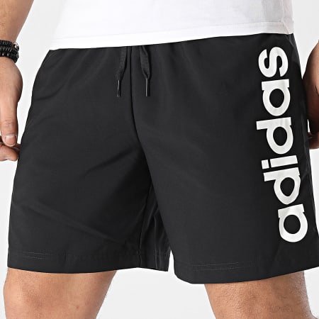 Adidas Performance - Pantalón corto de jogging Chelsea Linear negro