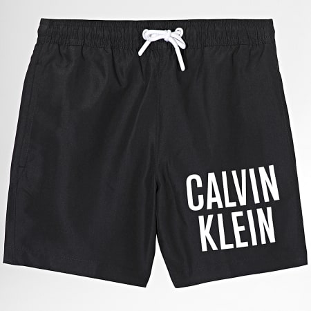 Calvin Klein - Bañador Infantil Con Cordón Medio 0006 Negro