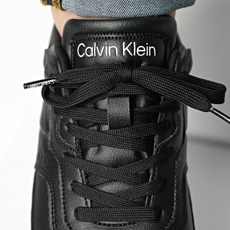 Calvin Klein - Zapatillas Low Top Lace Up Vegan 0488 CK Black