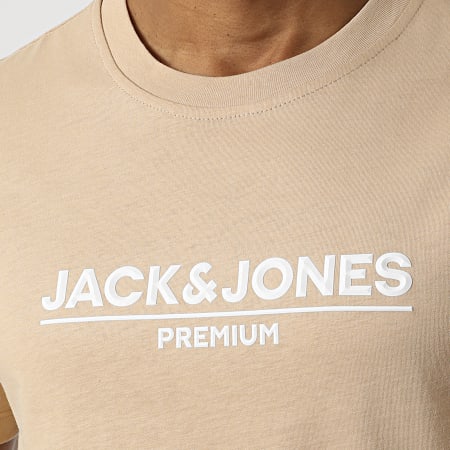 Jack And Jones - Tee Shirt Branding 12205731 Beige